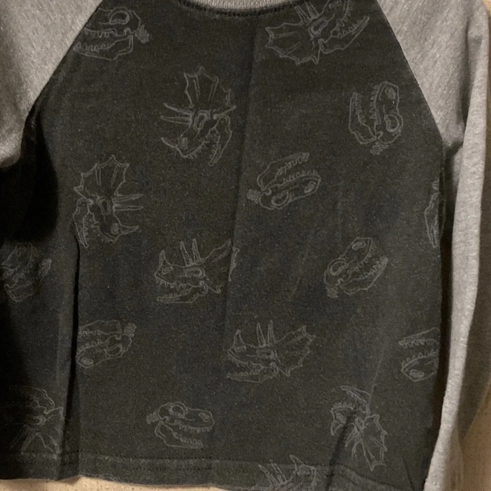 Garanimals Black and Gray Kids Raglan Tee